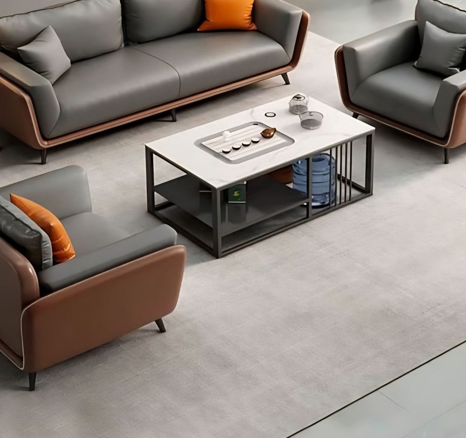 Hollis 3+1+1 Sofa Set — view 3