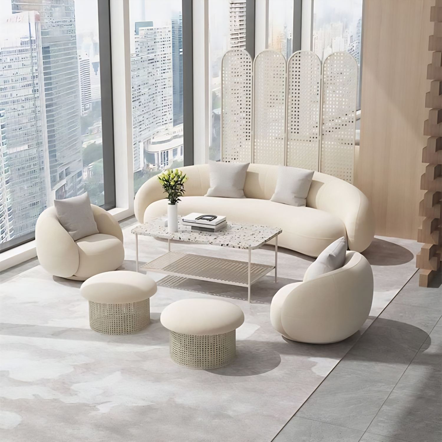 Fenwick 3+1+1 Sofa Set