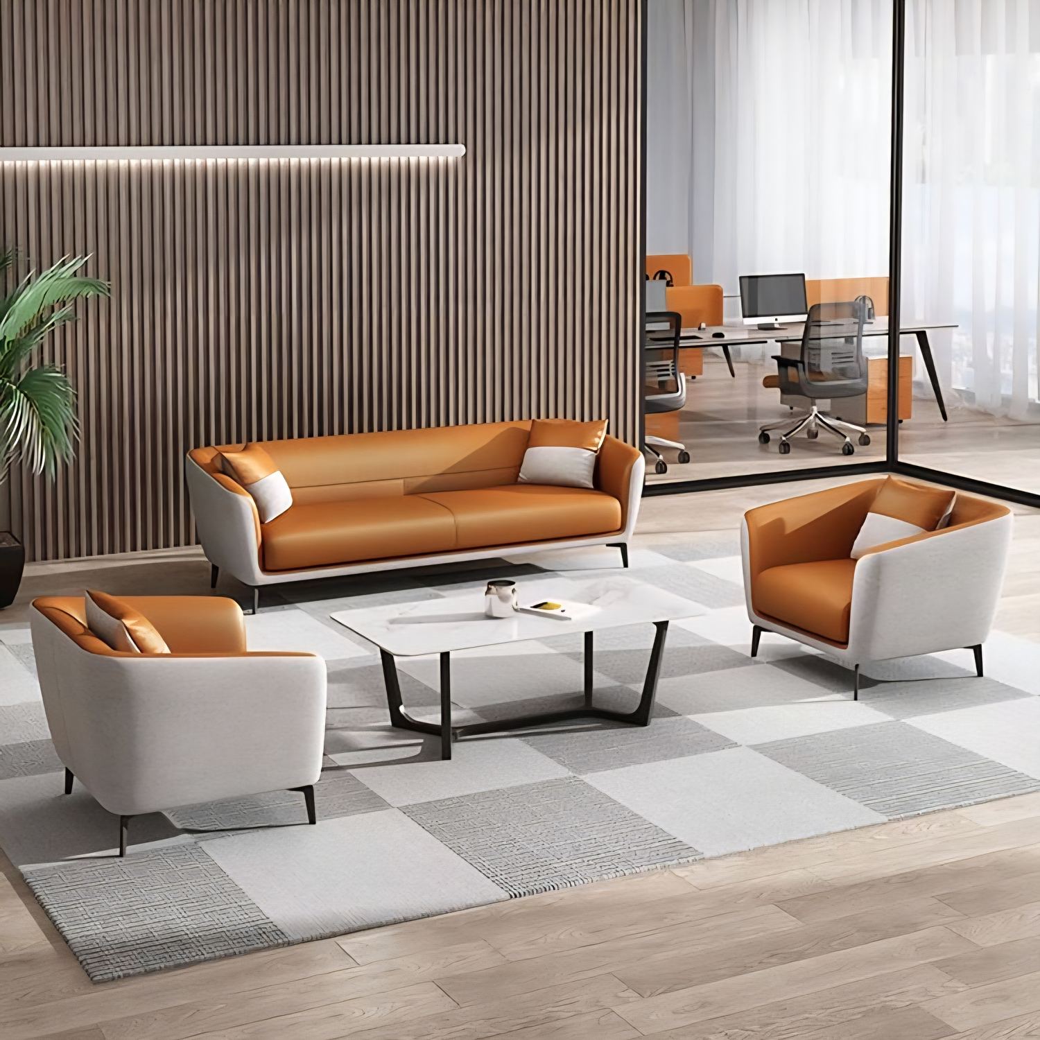 Thackeray 3+1+1 Sofa Set