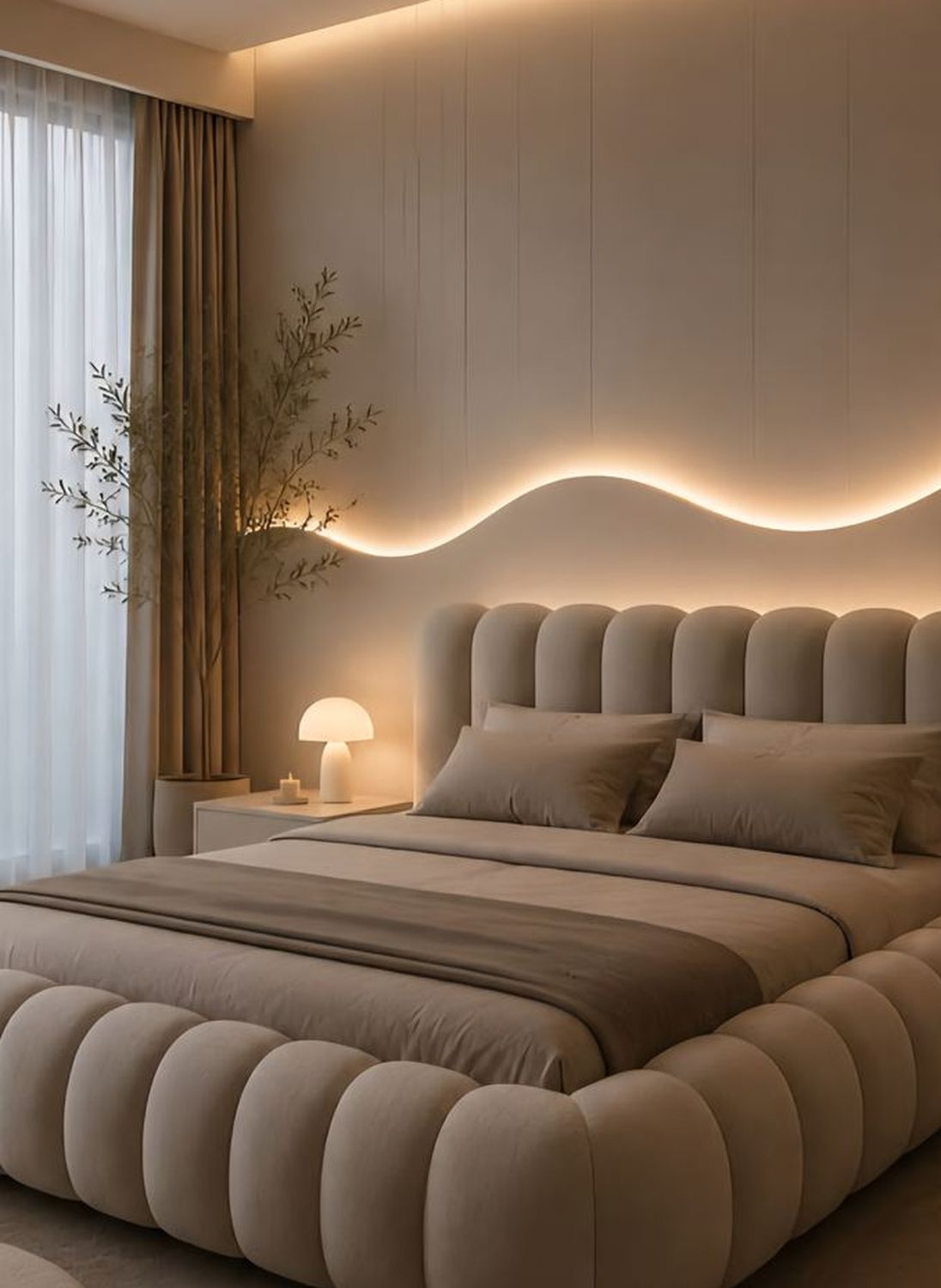 Marchetti Upholstered Bed — view 2