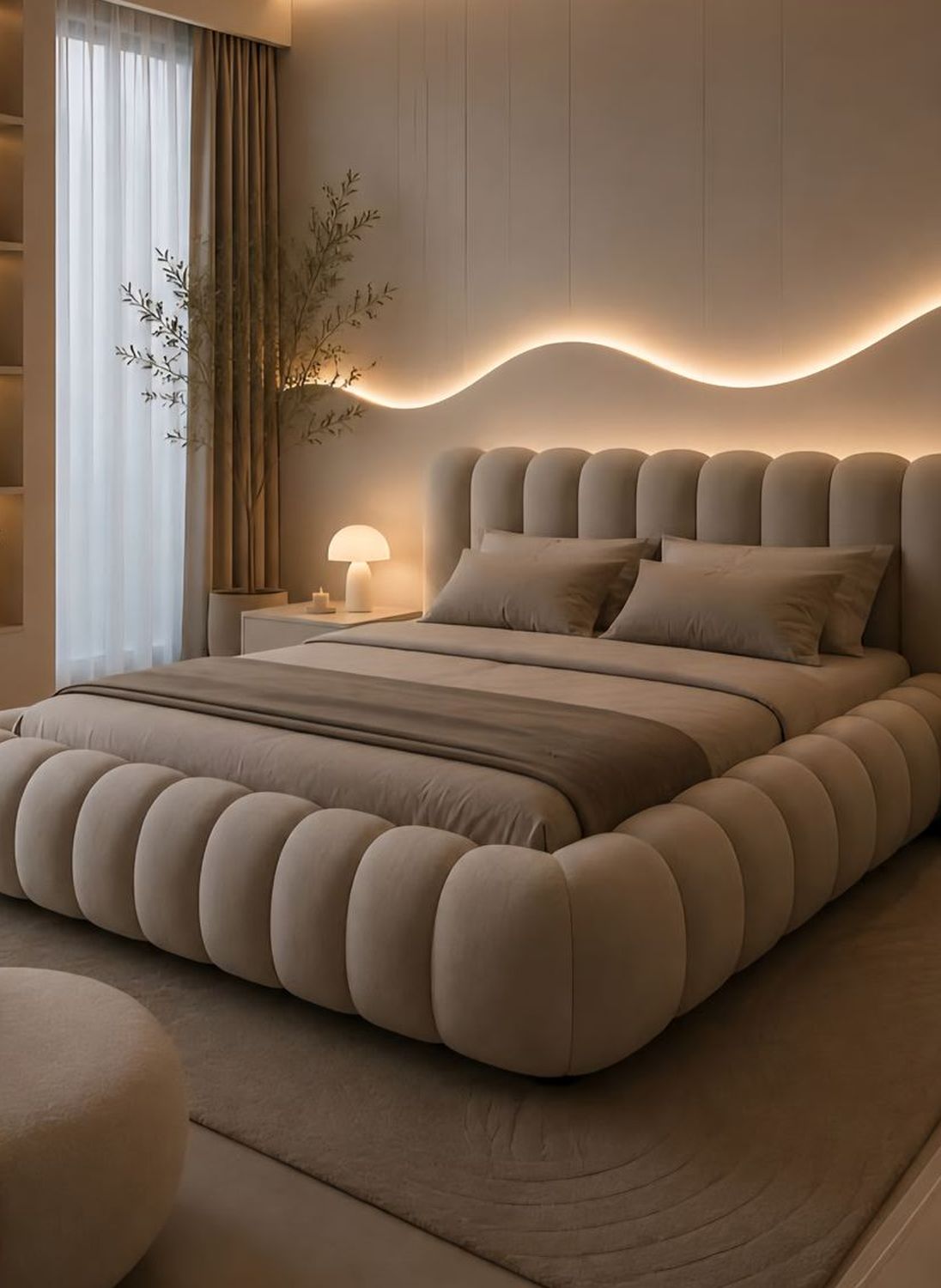 Marchetti Upholstered Bed — view 3