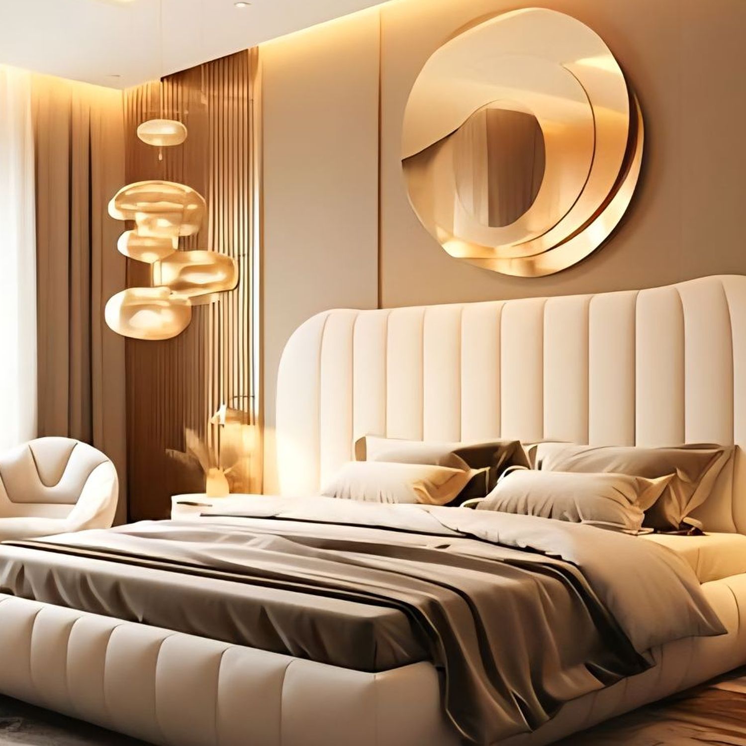 Calderon Upholstered Bed — view 2
