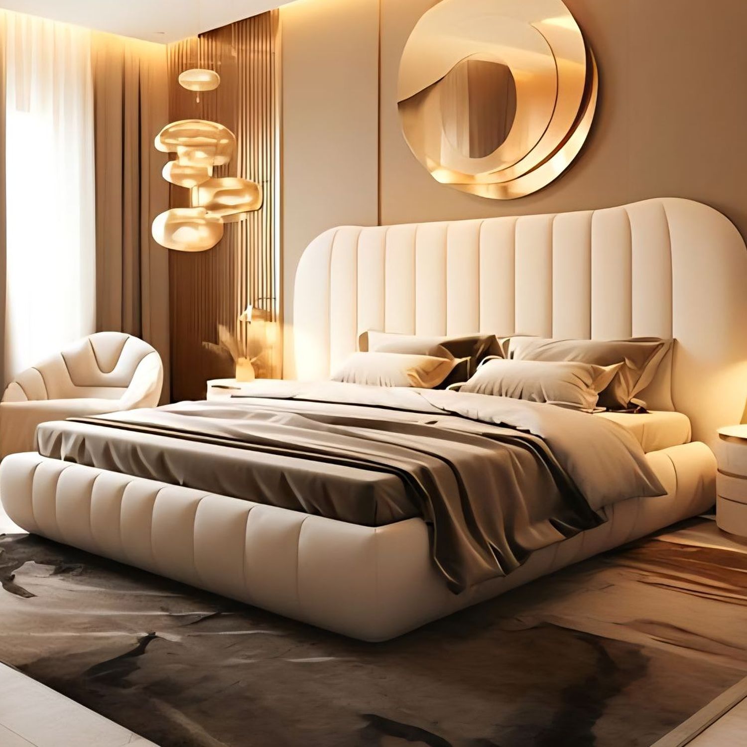 Calderon Upholstered Bed — view 3