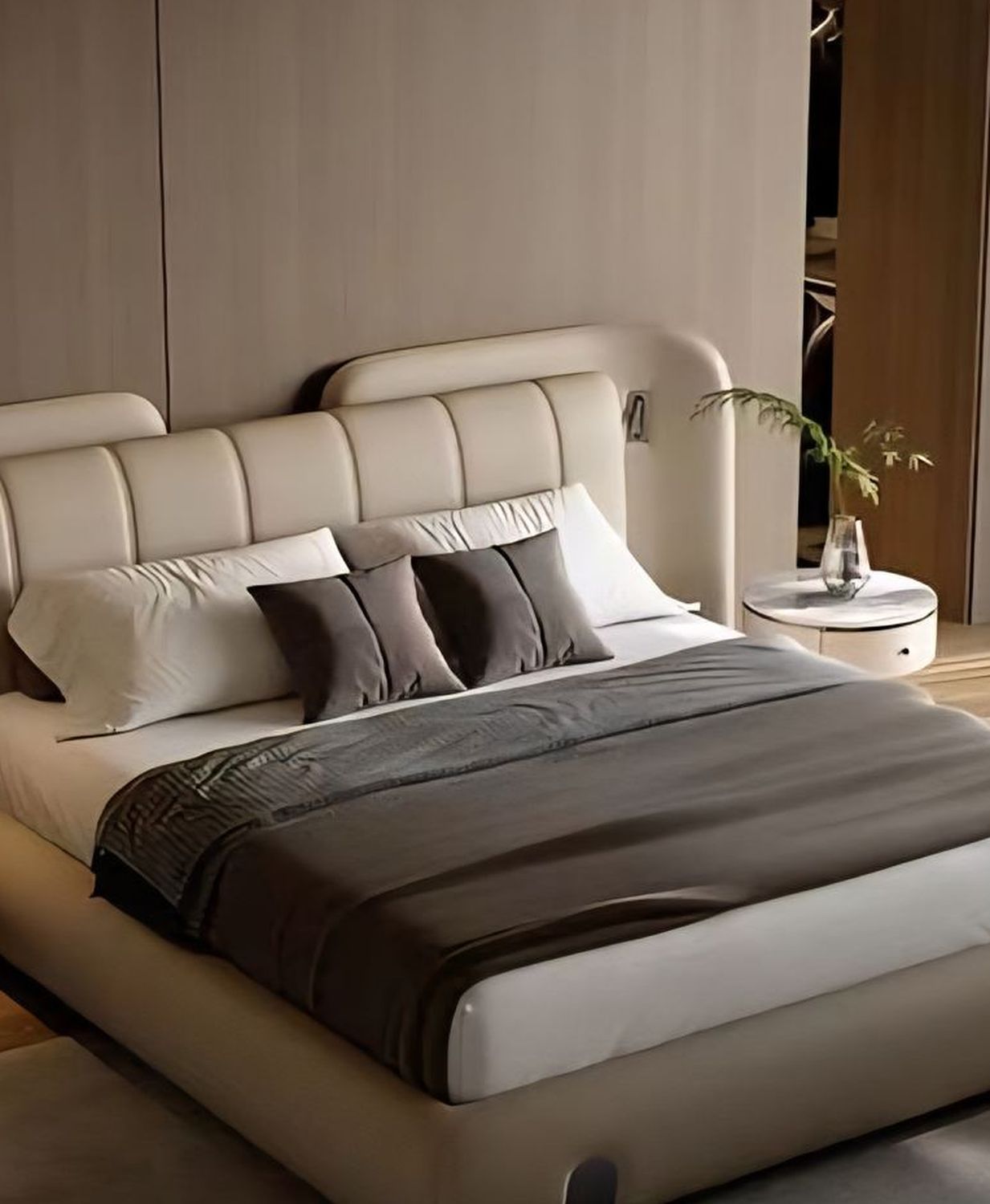 Castellan Upholstered Bed — view 2