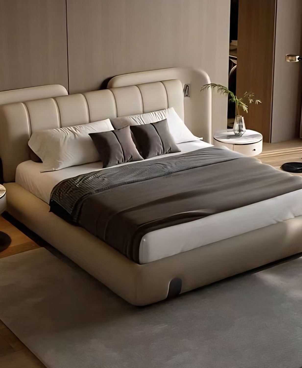 Castellan Upholstered Bed — view 3