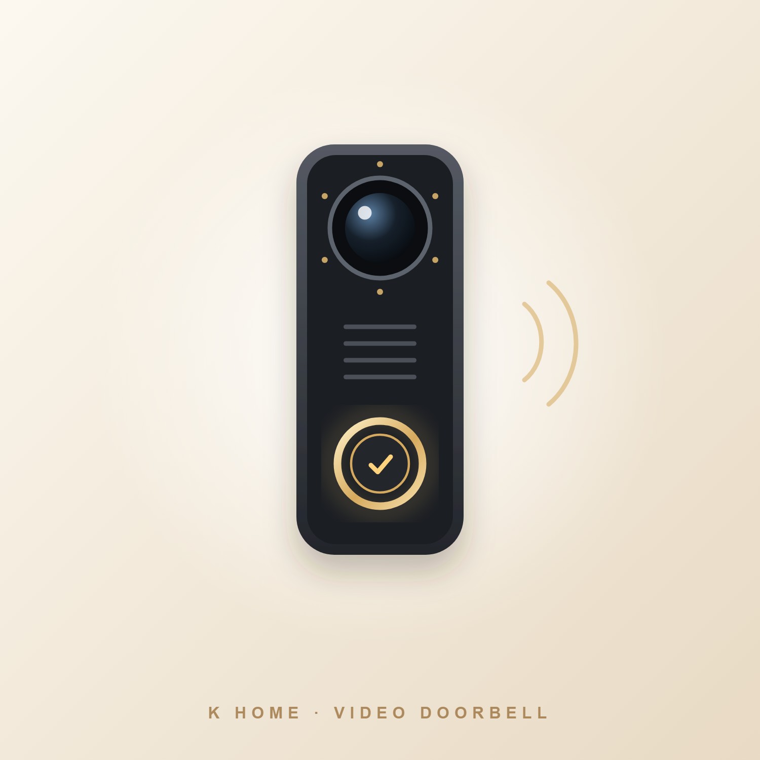 K Home Video Doorbell 1080p