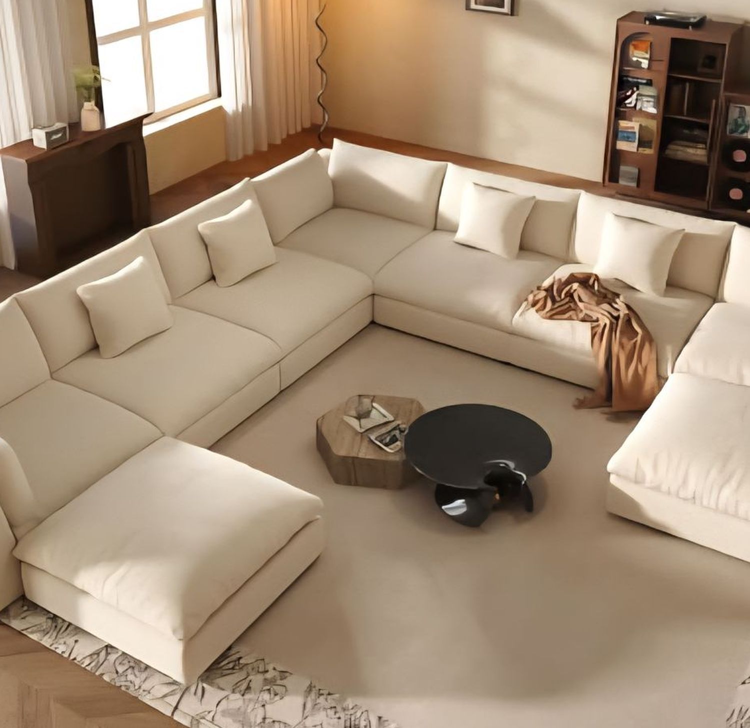 Oakridge U-Shape Sectional — view 2