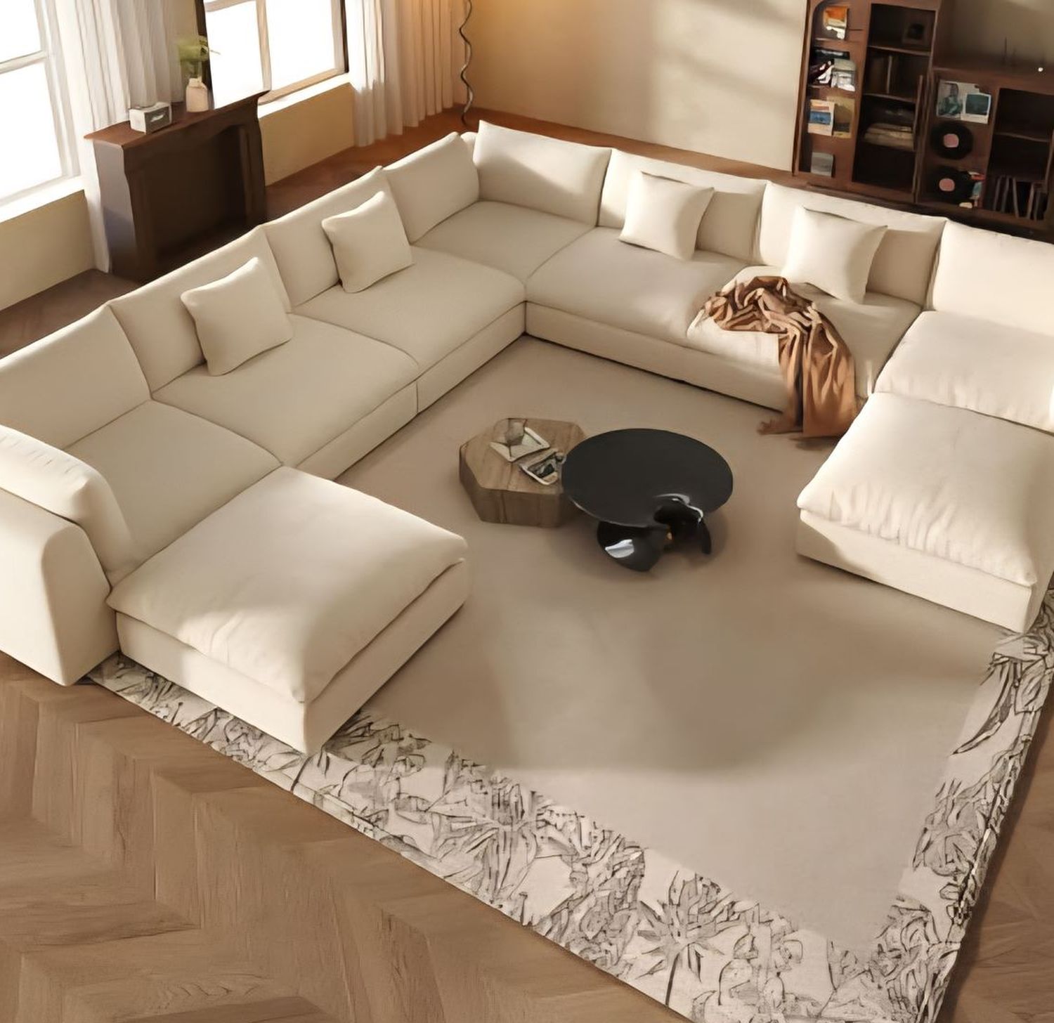 Oakridge U-Shape Sectional — view 3