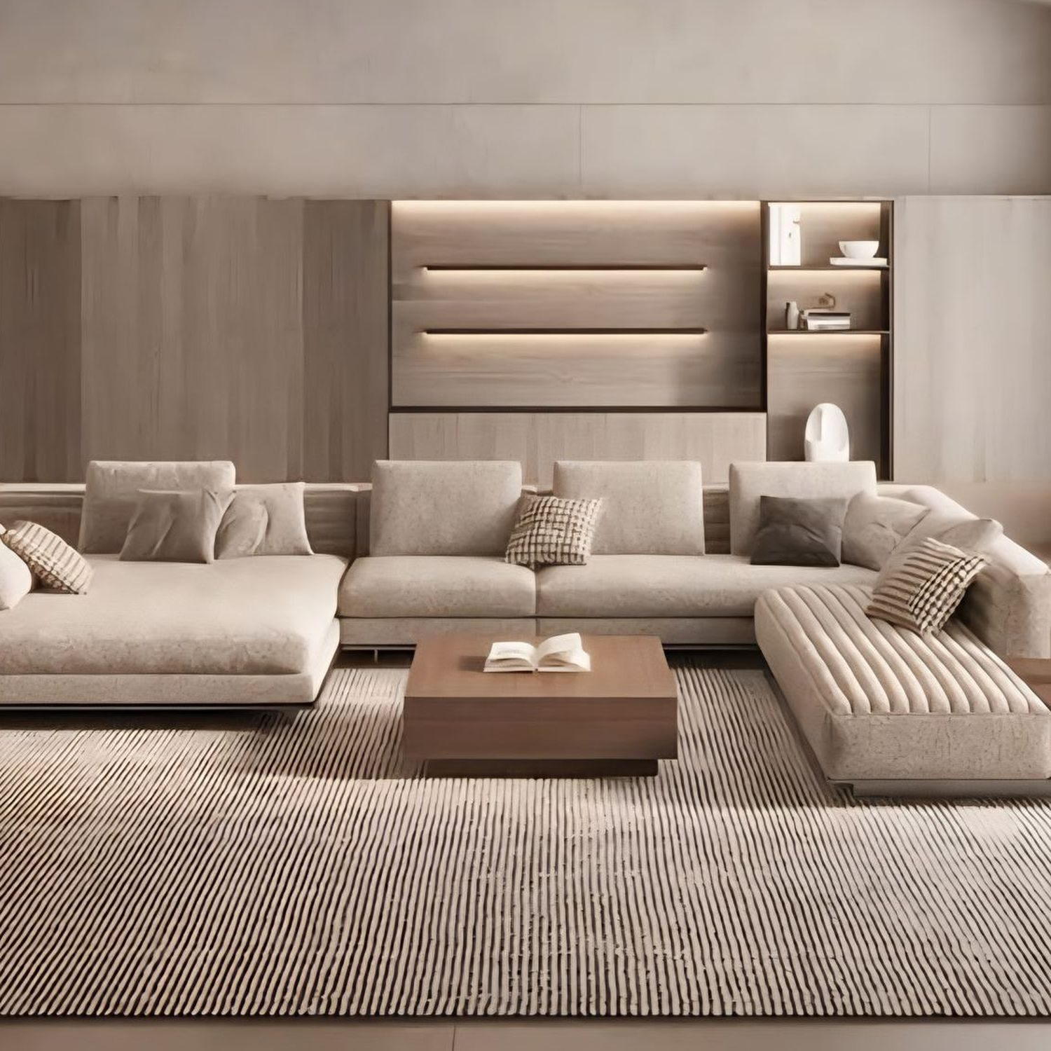 Rowanwood U-Shape Sectional — view 3