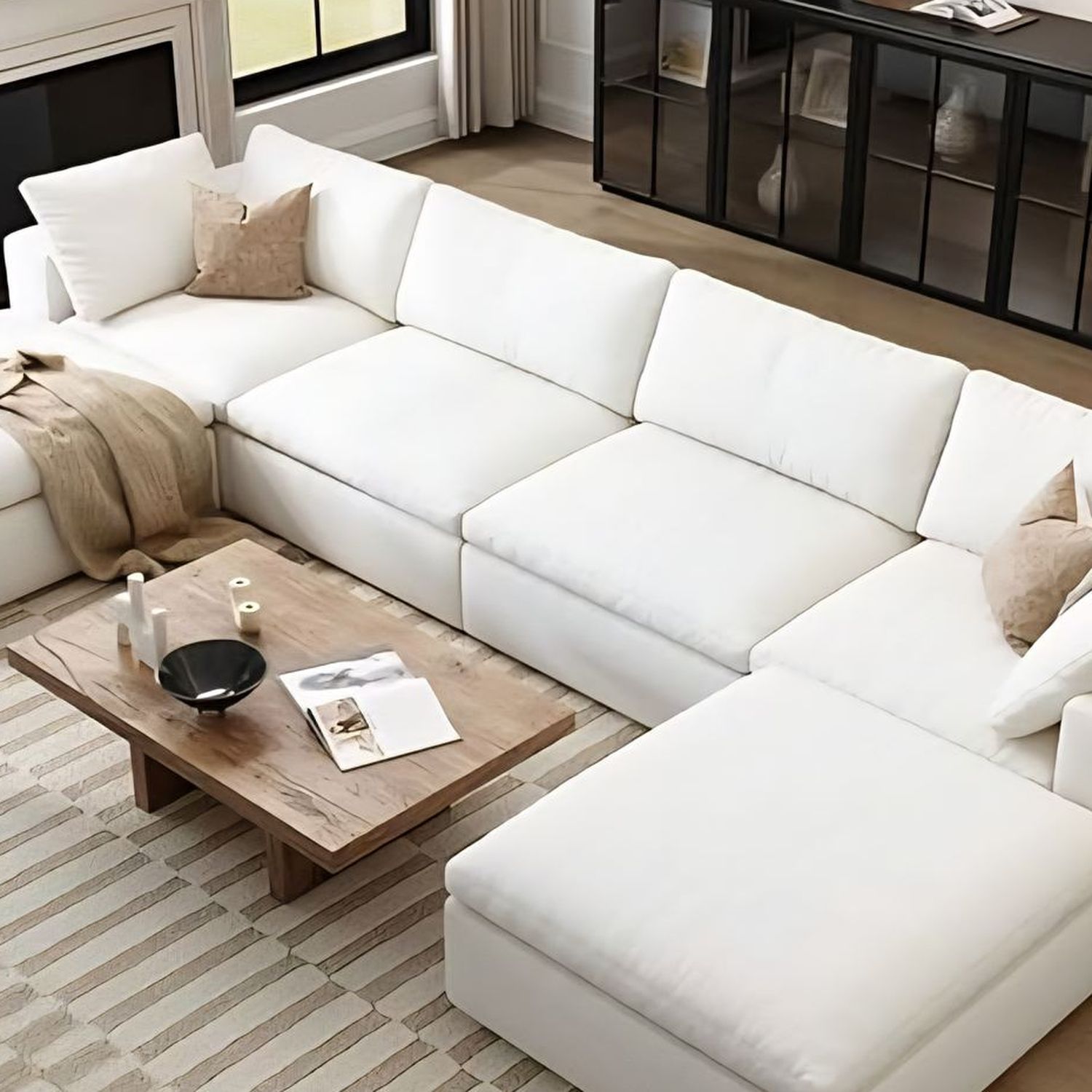 Hollowfield U-Shape Sectional — view 2