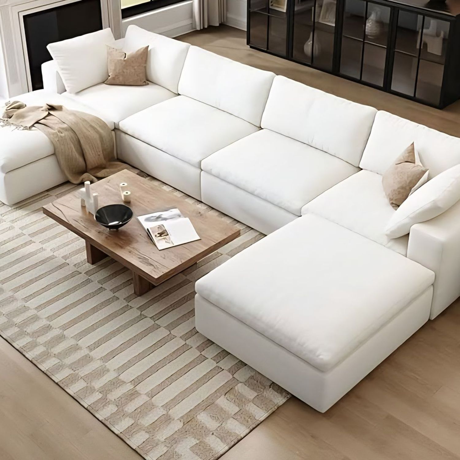Hollowfield U-Shape Sectional — view 3